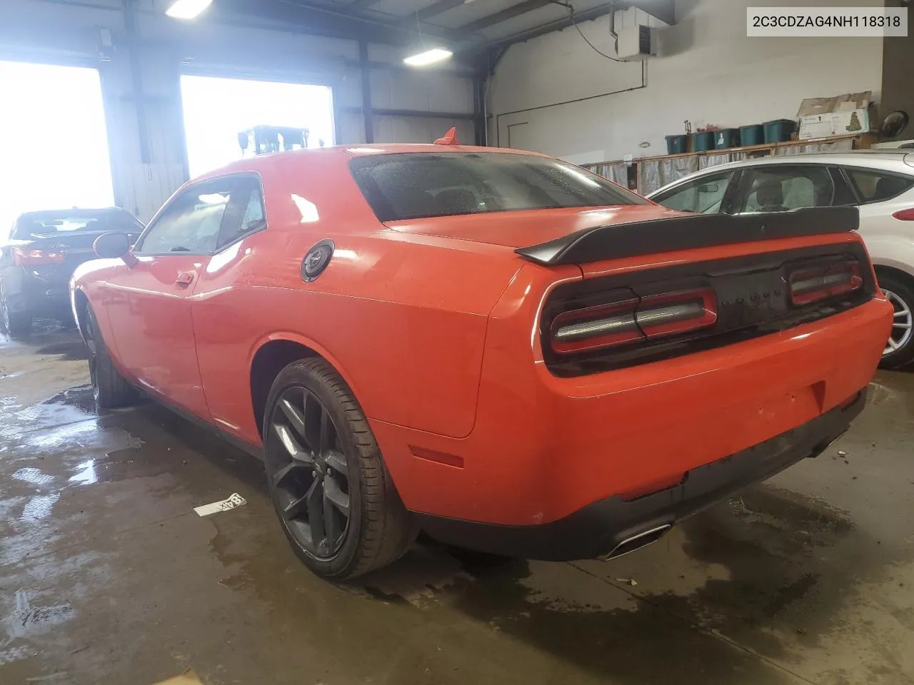 2022 Dodge Challenger Sxt VIN: 2C3CDZAG4NH118318 Lot: 71409984