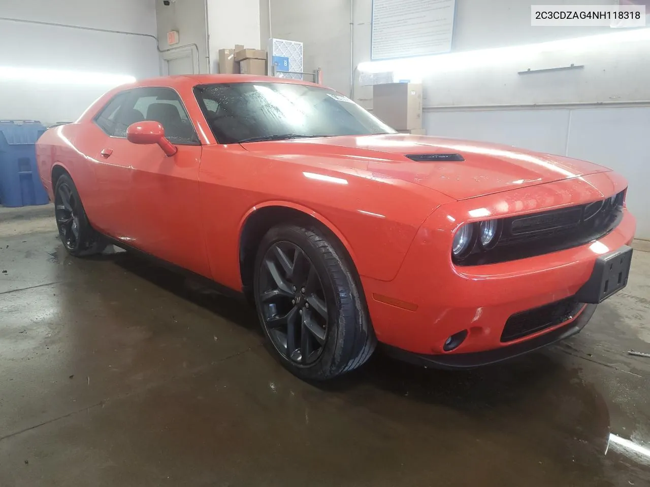 2022 Dodge Challenger Sxt VIN: 2C3CDZAG4NH118318 Lot: 71409984