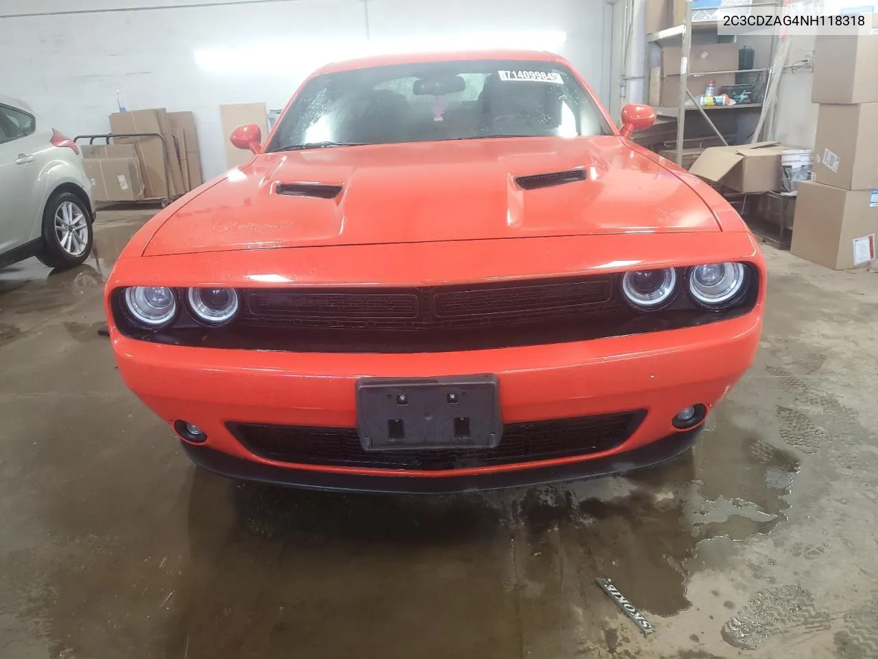 2022 Dodge Challenger Sxt VIN: 2C3CDZAG4NH118318 Lot: 71409984