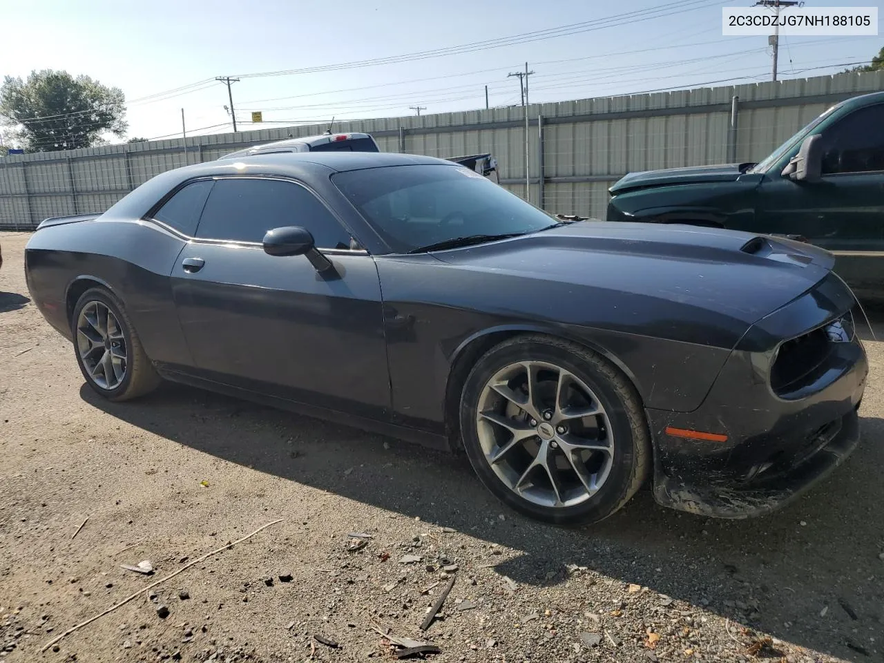 2022 Dodge Challenger Gt VIN: 2C3CDZJG7NH188105 Lot: 71586604