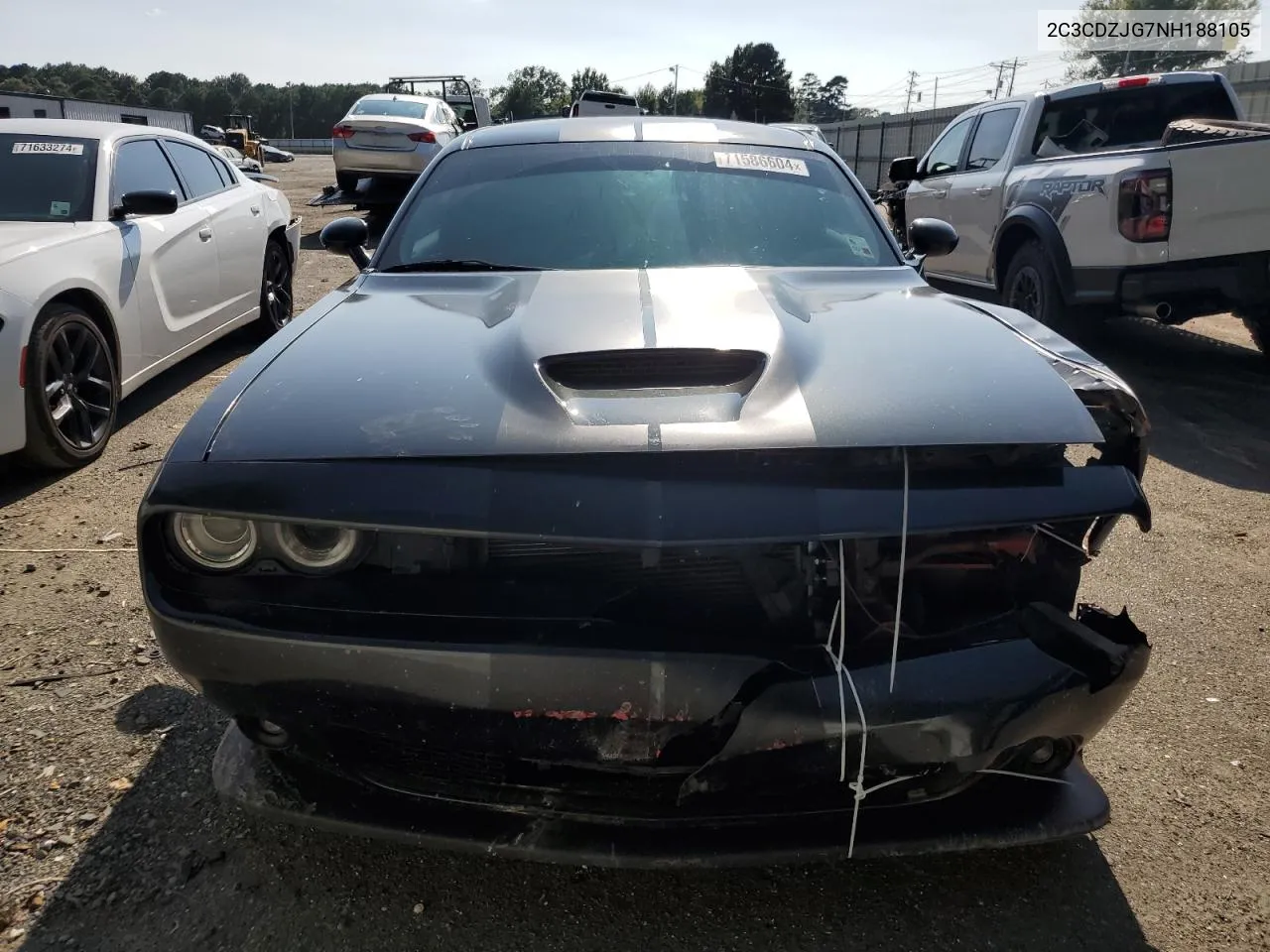 2022 Dodge Challenger Gt VIN: 2C3CDZJG7NH188105 Lot: 71586604