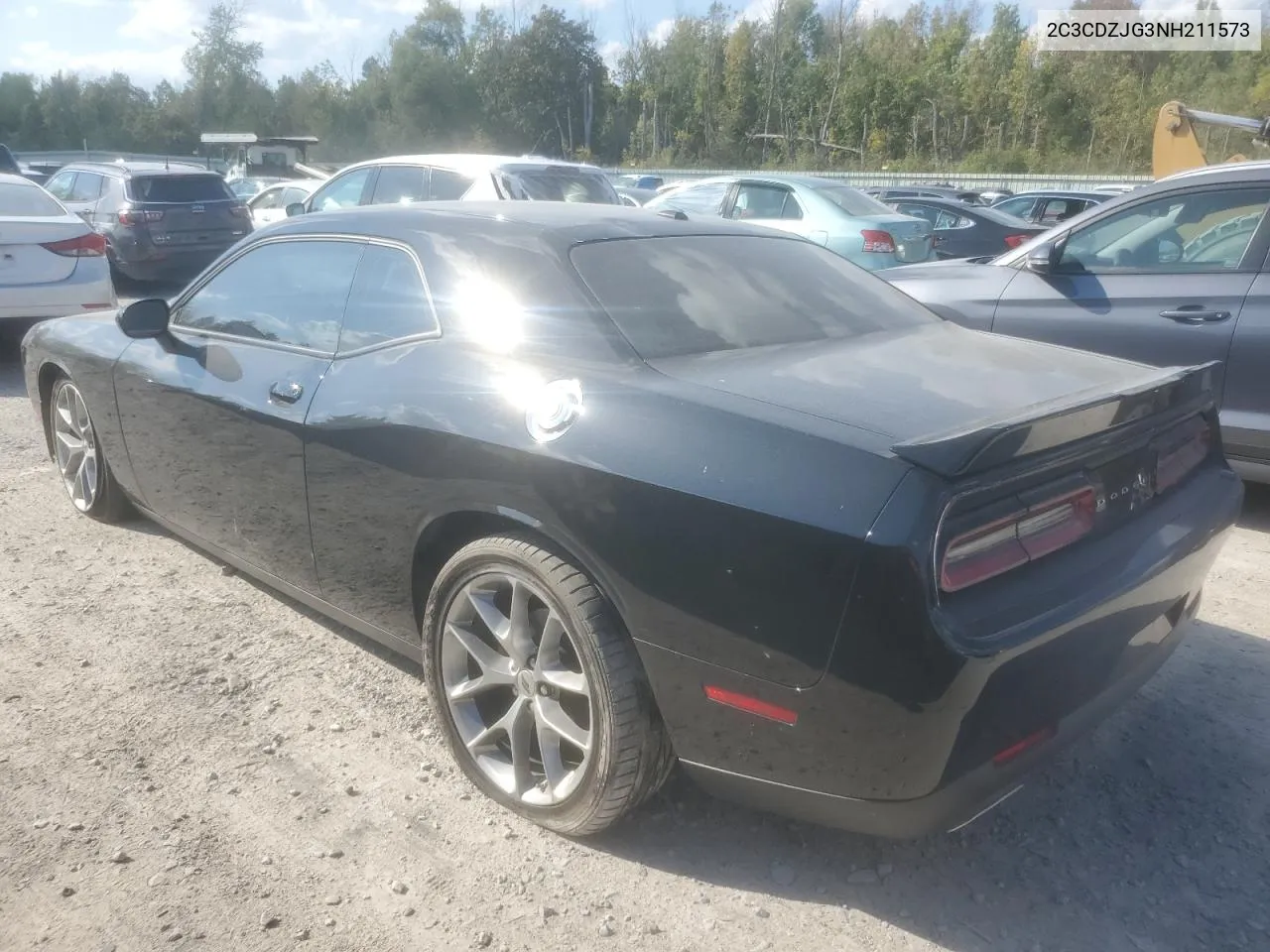 2022 Dodge Challenger Gt VIN: 2C3CDZJG3NH211573 Lot: 71615534