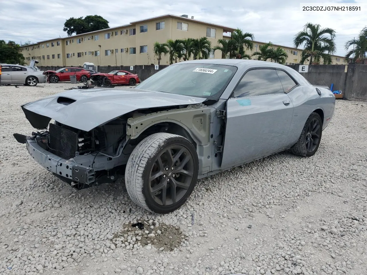 2022 Dodge Challenger Gt VIN: 2C3CDZJG7NH218591 Lot: 71650244