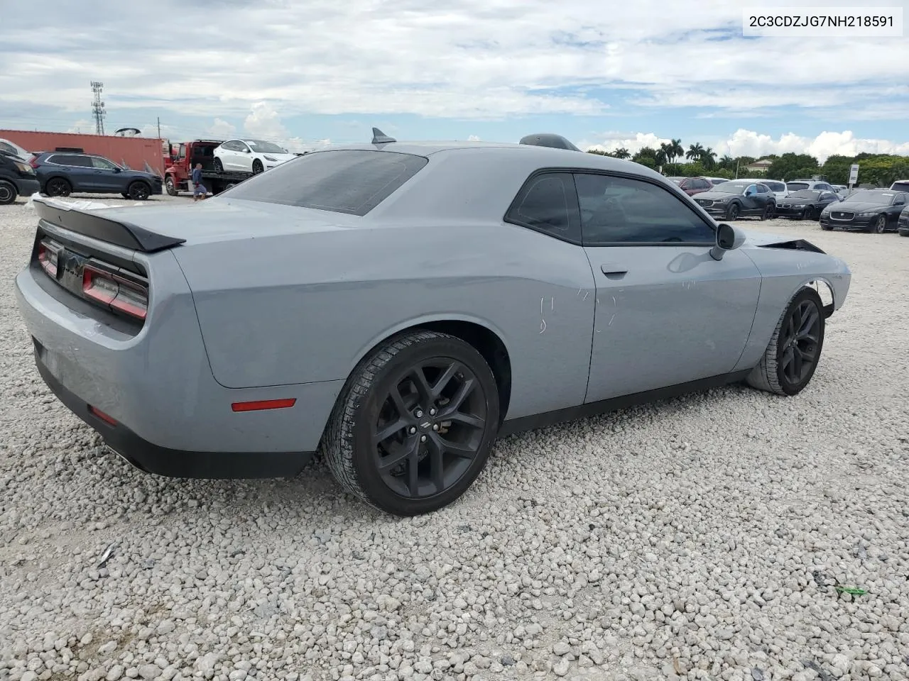 2022 Dodge Challenger Gt VIN: 2C3CDZJG7NH218591 Lot: 71650244