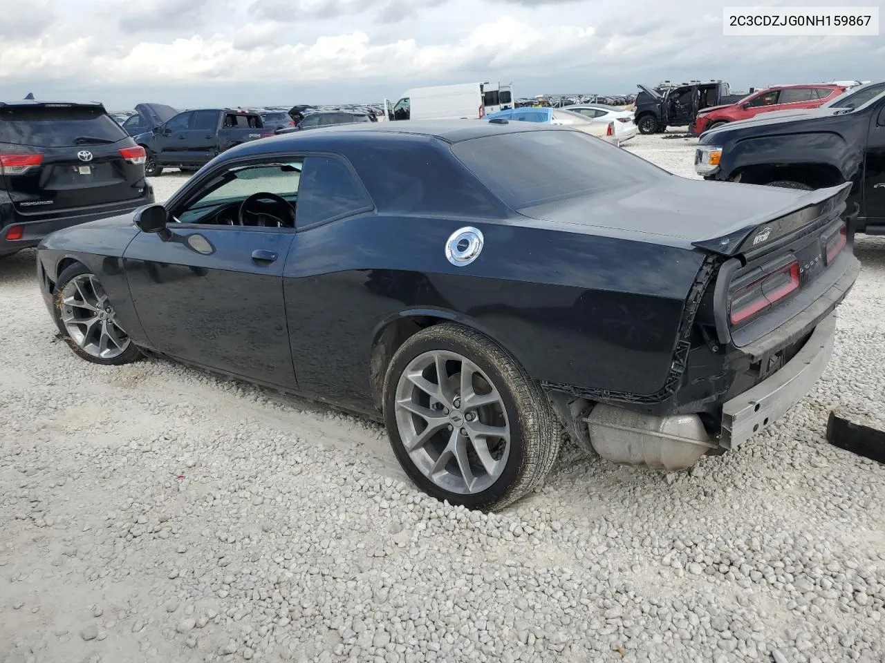 2022 Dodge Challenger Gt VIN: 2C3CDZJG0NH159867 Lot: 71735004