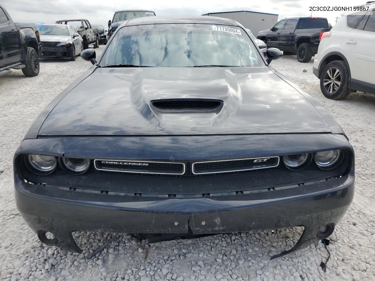 2022 Dodge Challenger Gt VIN: 2C3CDZJG0NH159867 Lot: 71735004