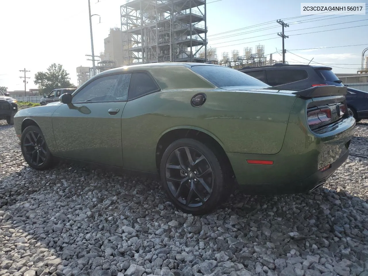 2022 Dodge Challenger Sxt VIN: 2C3CDZAG4NH156017 Lot: 71764614