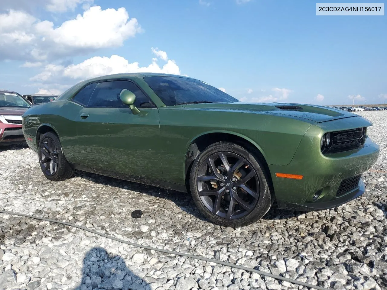 2022 Dodge Challenger Sxt VIN: 2C3CDZAG4NH156017 Lot: 71764614