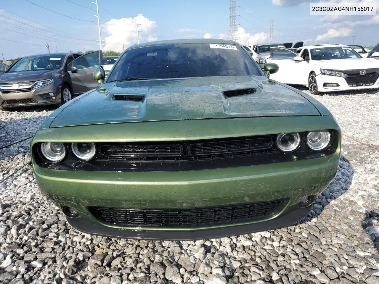 2022 Dodge Challenger Sxt VIN: 2C3CDZAG4NH156017 Lot: 71764614