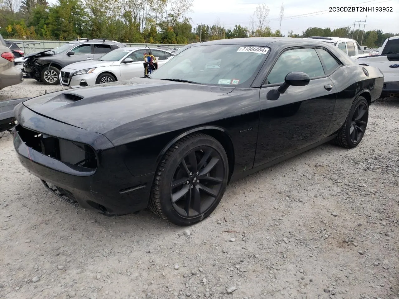 2022 Dodge Challenger R/T VIN: 2C3CDZBT2NH193952 Lot: 71886054