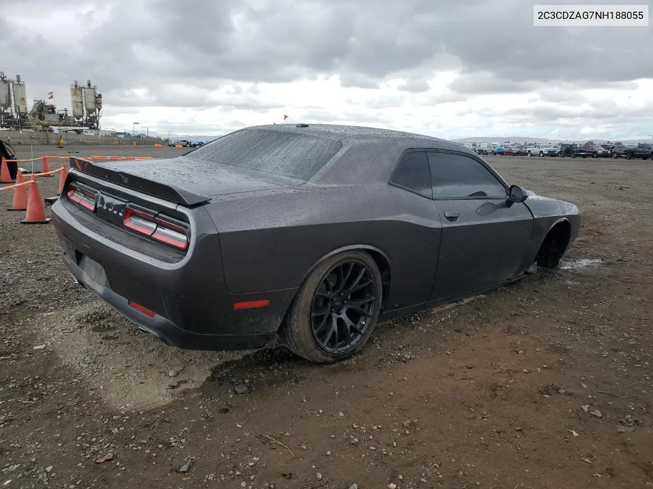 2022 Dodge Challenger Sxt VIN: 2C3CDZAG7NH188055 Lot: 72175314