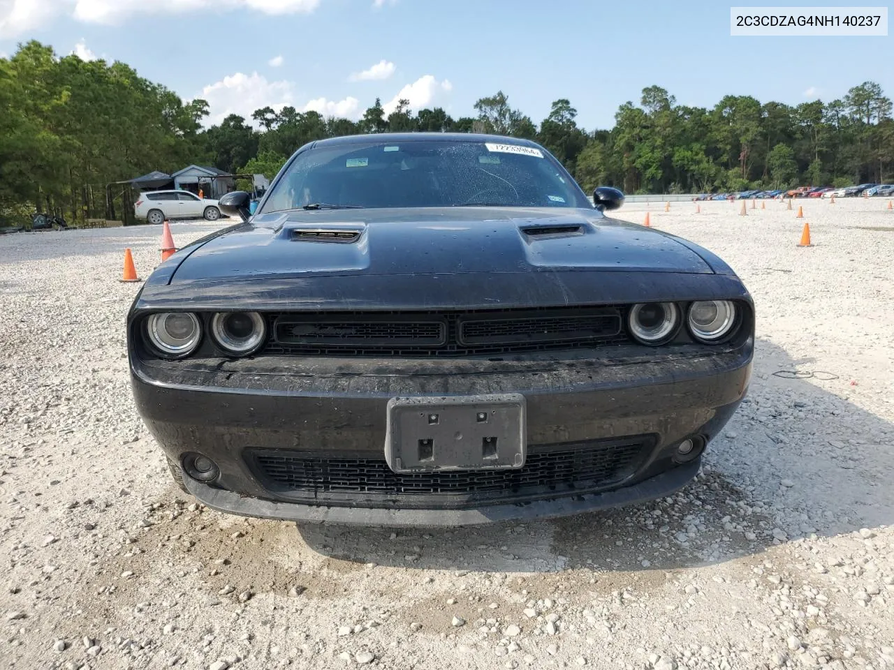 2022 Dodge Challenger Sxt VIN: 2C3CDZAG4NH140237 Lot: 72233964