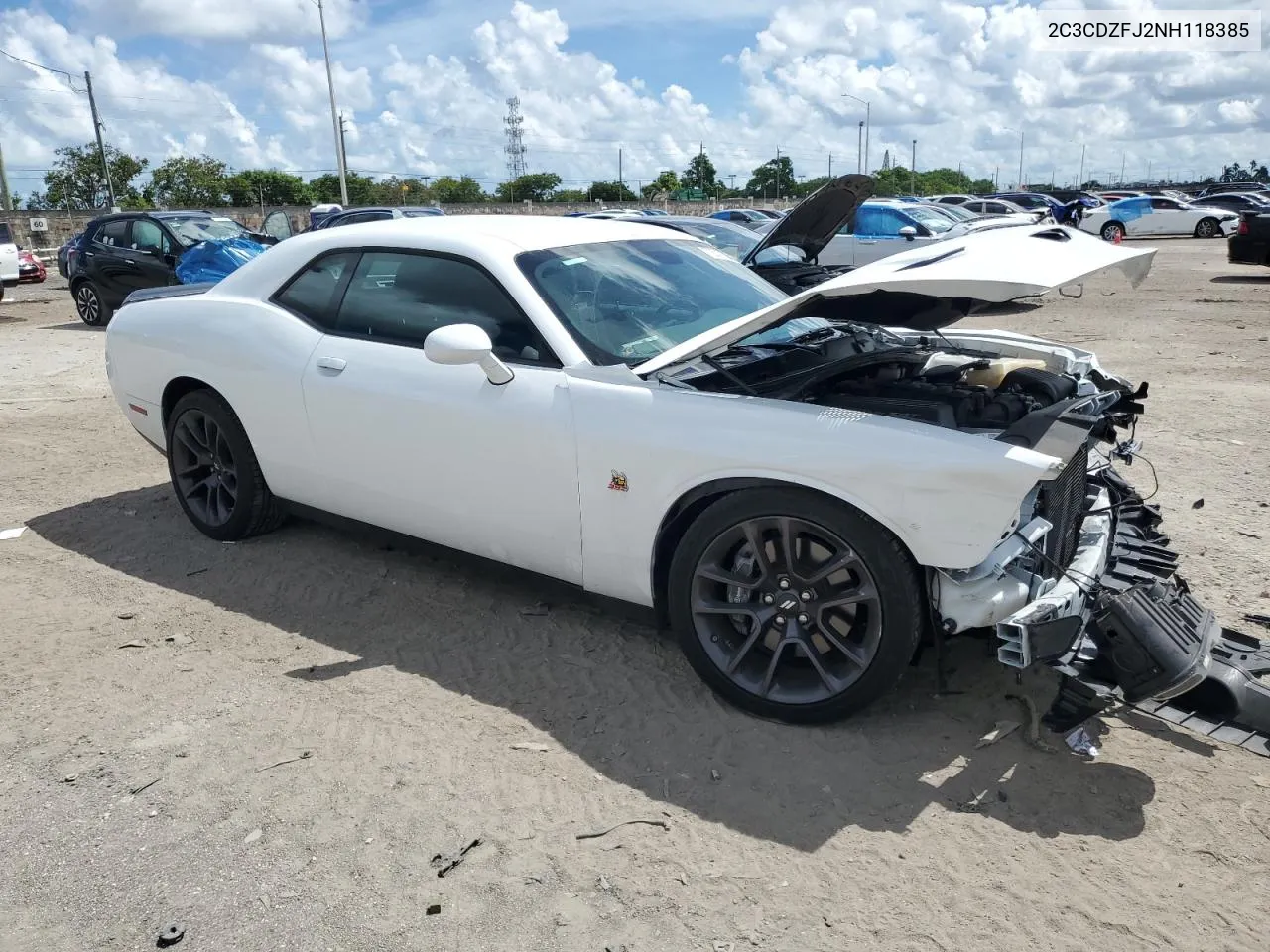 2022 Dodge Challenger R/T Scat Pack VIN: 2C3CDZFJ2NH118385 Lot: 72547364