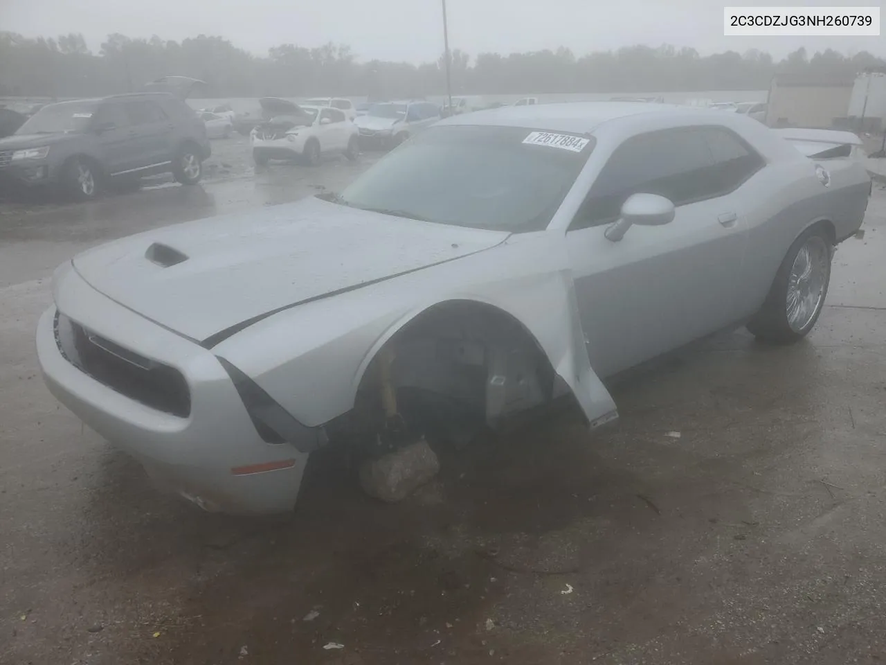 2022 Dodge Challenger Gt VIN: 2C3CDZJG3NH260739 Lot: 72617884