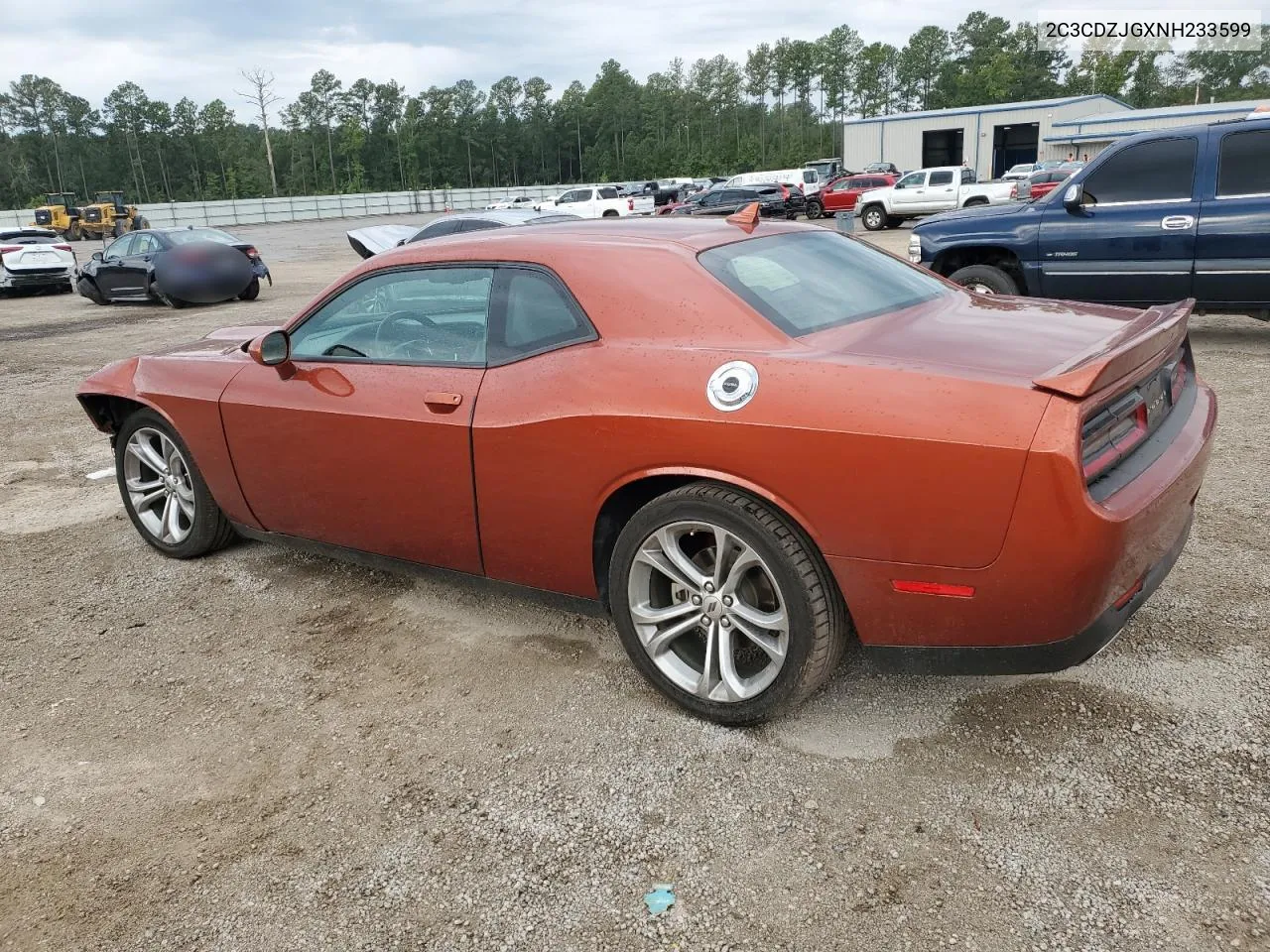 2022 Dodge Challenger Gt VIN: 2C3CDZJGXNH233599 Lot: 72724354