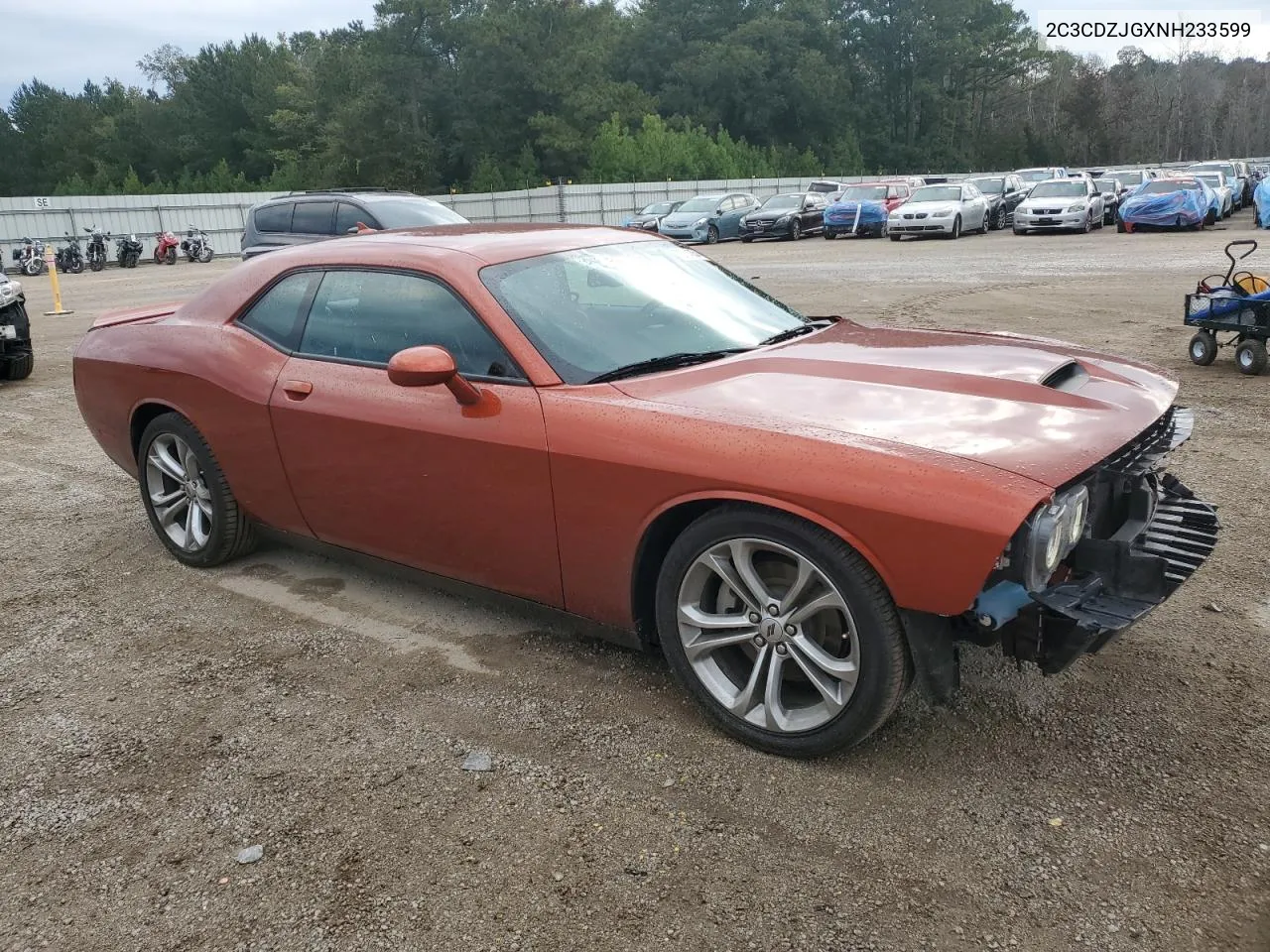 2022 Dodge Challenger Gt VIN: 2C3CDZJGXNH233599 Lot: 72724354