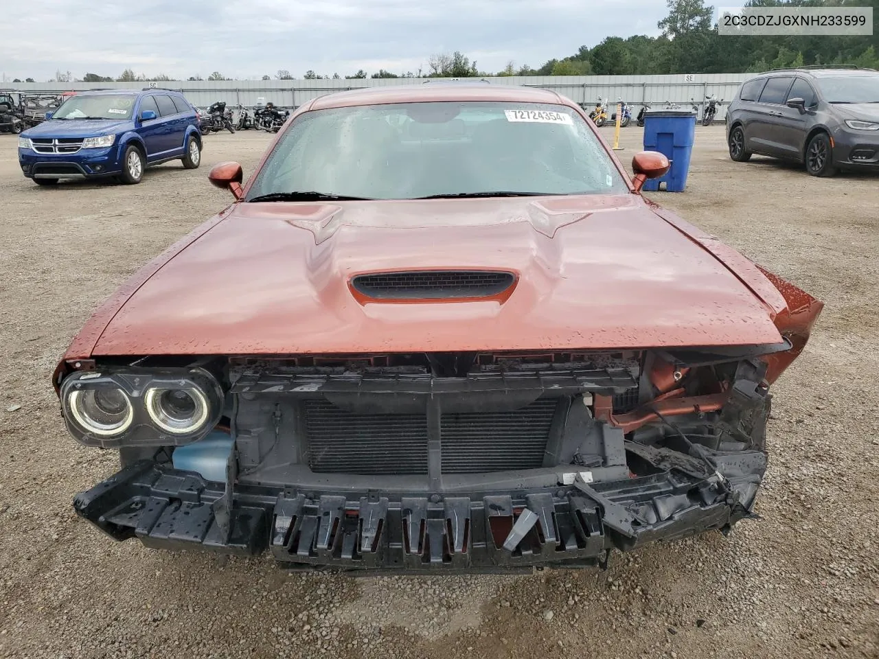 2C3CDZJGXNH233599 2022 Dodge Challenger Gt