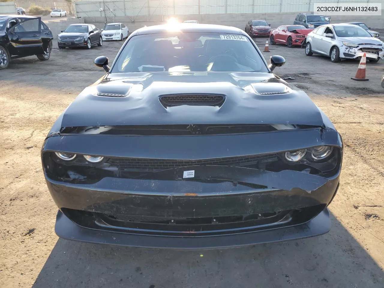 2022 Dodge Challenger R/T Scat Pack VIN: 2C3CDZFJ6NH132483 Lot: 72913764