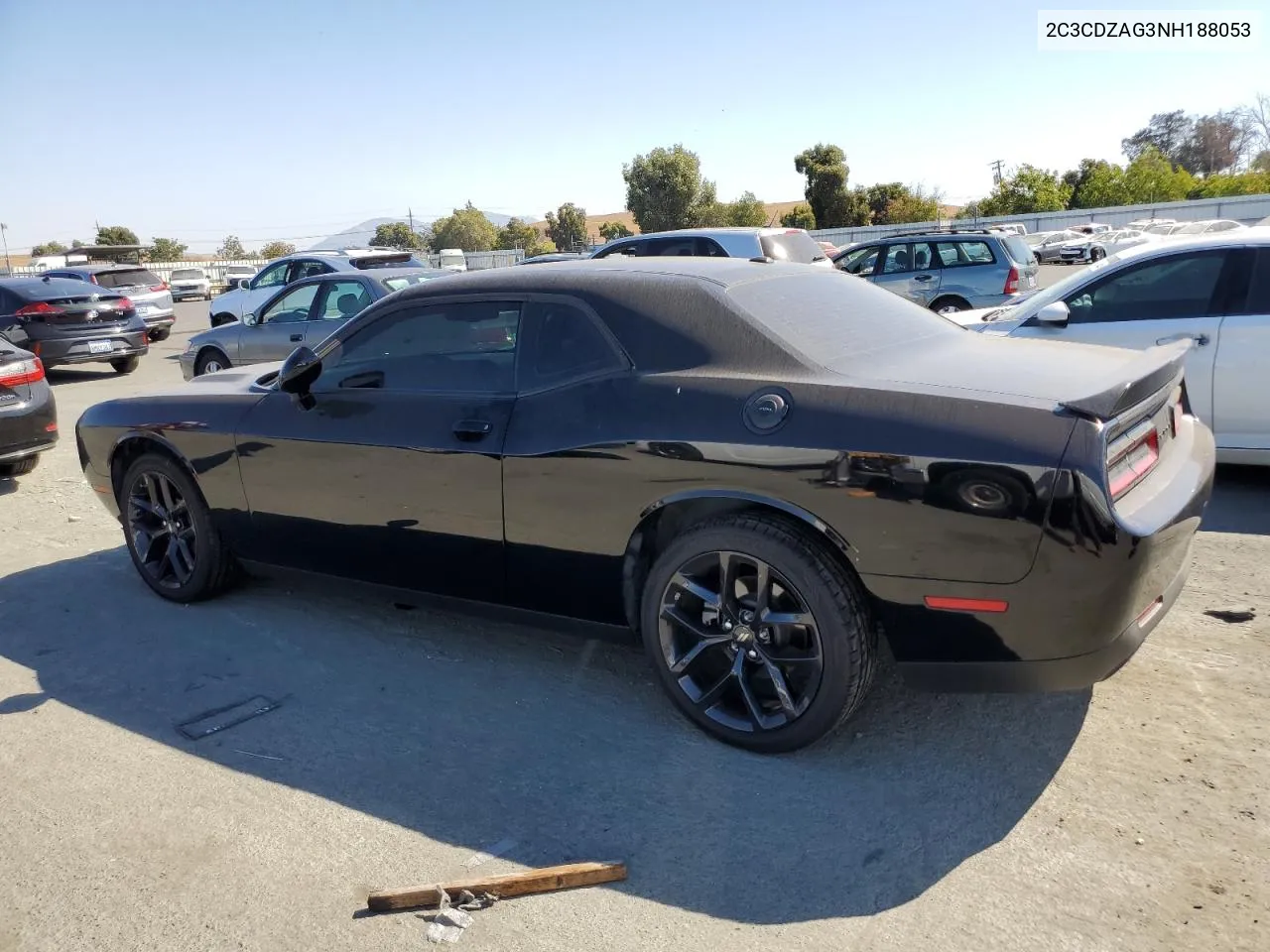 2022 Dodge Challenger Sxt VIN: 2C3CDZAG3NH188053 Lot: 73008044