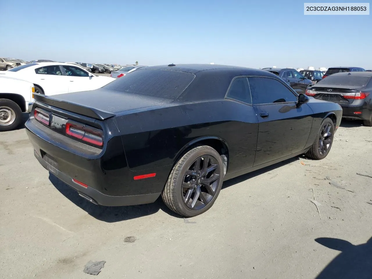 2022 Dodge Challenger Sxt VIN: 2C3CDZAG3NH188053 Lot: 73008044