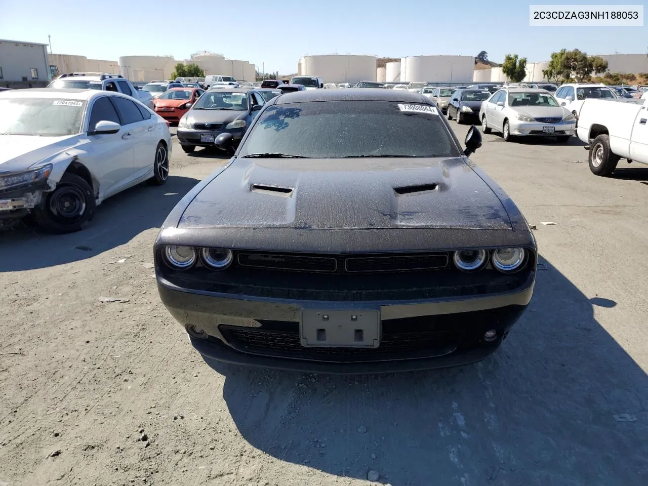 2022 Dodge Challenger Sxt VIN: 2C3CDZAG3NH188053 Lot: 73008044