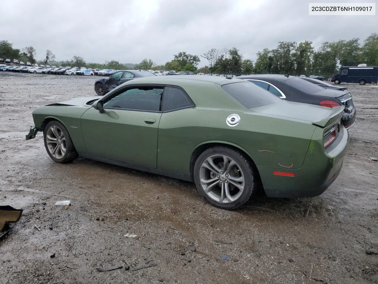 2022 Dodge Challenger R/T VIN: 2C3CDZBT6NH109017 Lot: 73024674