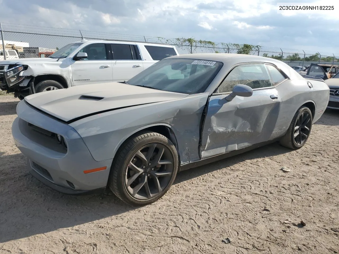 2022 Dodge Challenger Sxt VIN: 2C3CDZAG9NH182225 Lot: 73114814