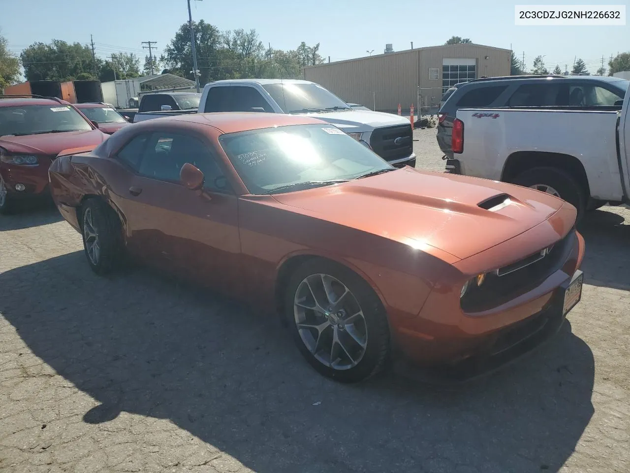 2022 Dodge Challenger Gt VIN: 2C3CDZJG2NH226632 Lot: 73115514