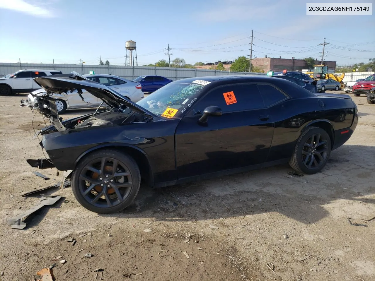 2022 Dodge Challenger Sxt VIN: 2C3CDZAG6NH175149 Lot: 73154274