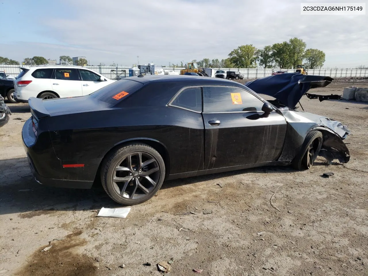 2022 Dodge Challenger Sxt VIN: 2C3CDZAG6NH175149 Lot: 73154274