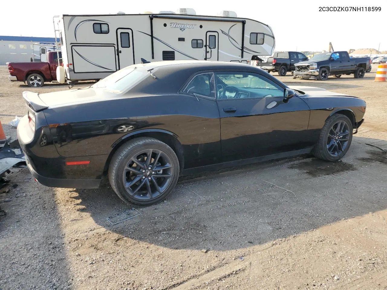 2022 Dodge Challenger Gt VIN: 2C3CDZKG7NH118599 Lot: 73502254