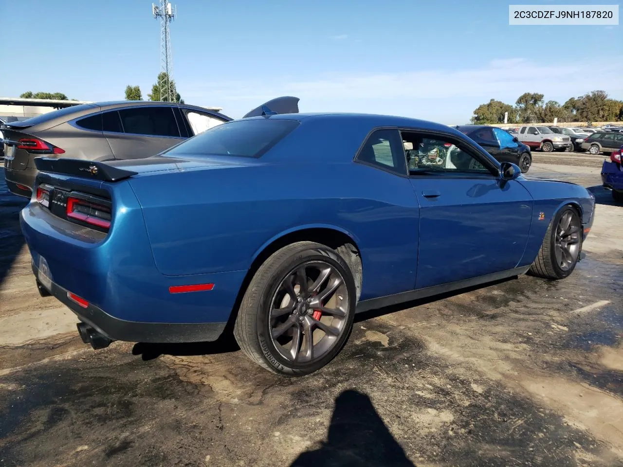 2022 Dodge Challenger R/T Scat Pack VIN: 2C3CDZFJ9NH187820 Lot: 73670334