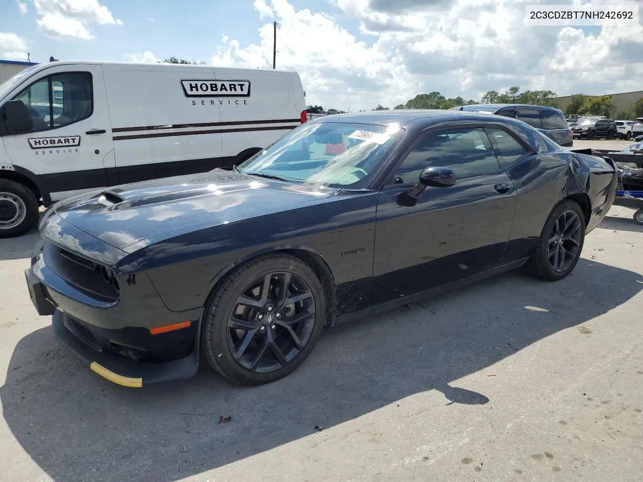 2022 Dodge Challenger R/T VIN: 2C3CDZBT7NH242692 Lot: 73968374