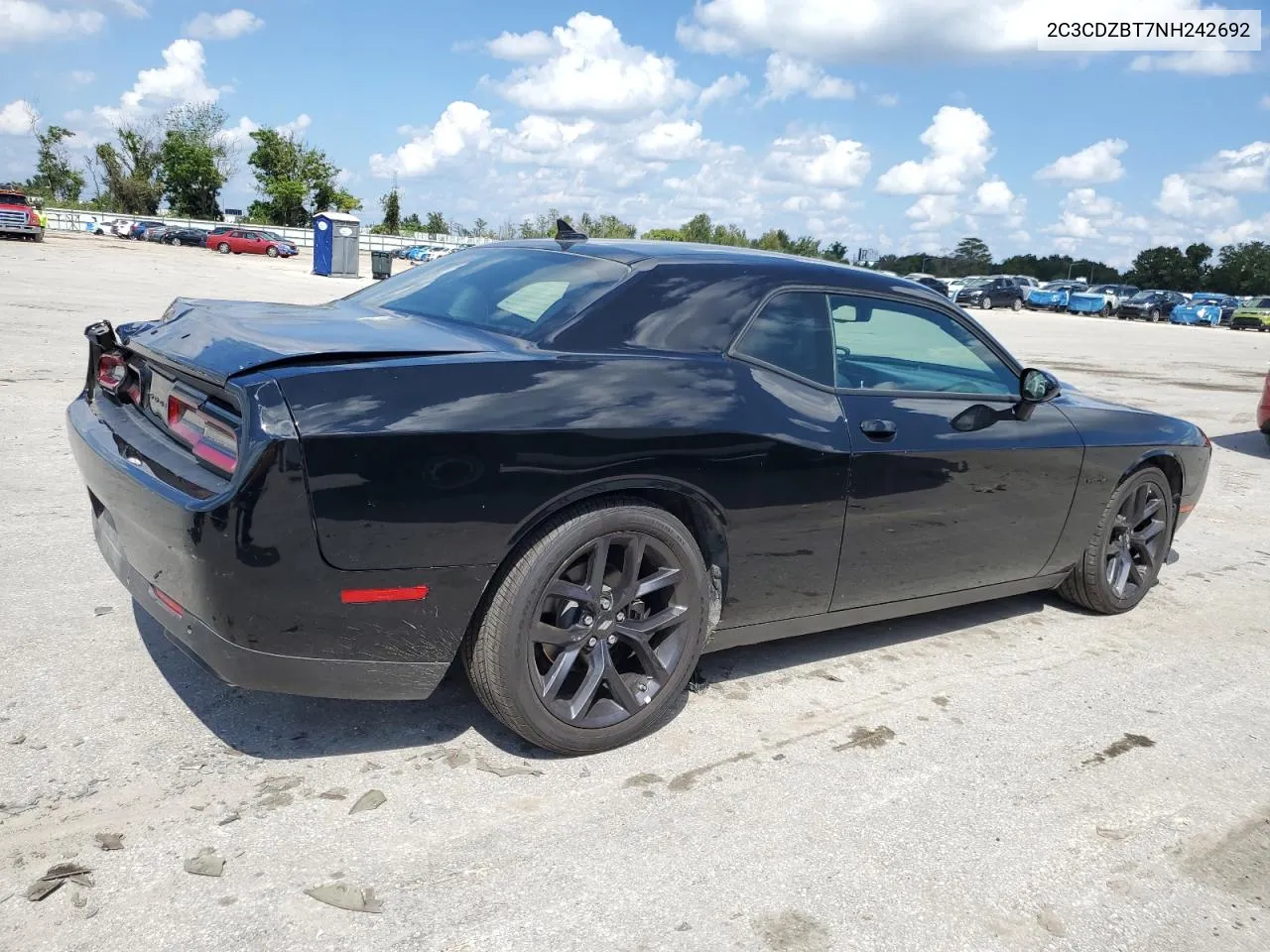 2022 Dodge Challenger R/T VIN: 2C3CDZBT7NH242692 Lot: 73968374