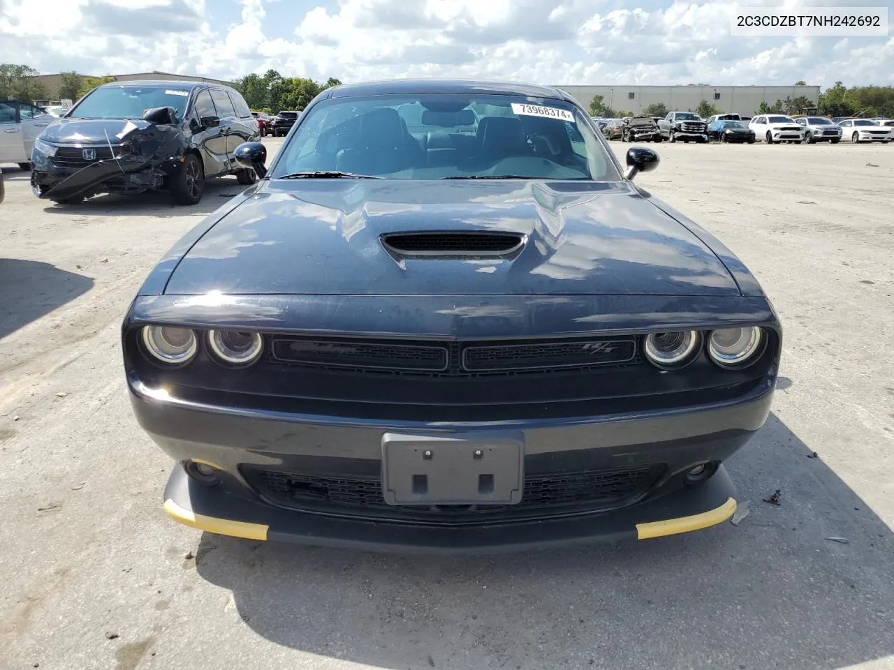 2022 Dodge Challenger R/T VIN: 2C3CDZBT7NH242692 Lot: 73968374