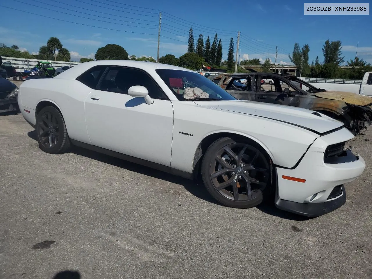 2022 Dodge Challenger R/T VIN: 2C3CDZBTXNH233985 Lot: 73973274