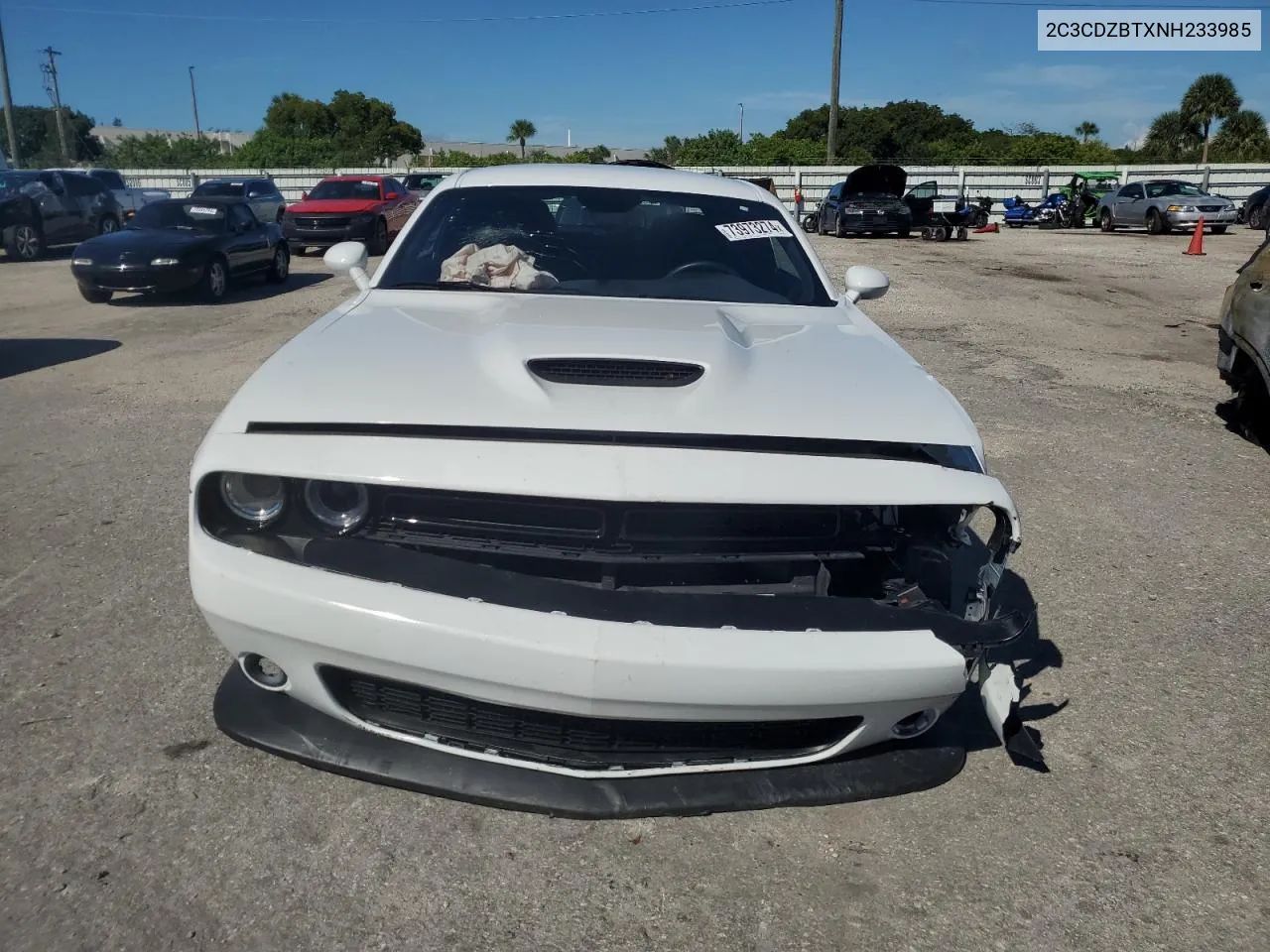 2022 Dodge Challenger R/T VIN: 2C3CDZBTXNH233985 Lot: 73973274