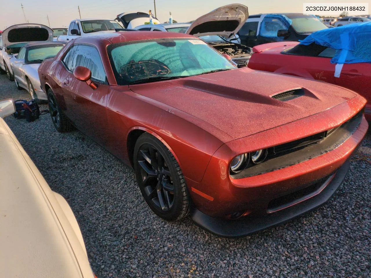 2022 Dodge Challenger Gt VIN: 2C3CDZJG0NH188432 Lot: 74089734