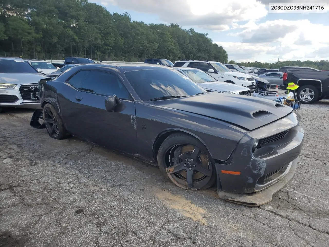 2022 Dodge Challenger Srt Hellcat VIN: 2C3CDZC98NH241716 Lot: 74094344