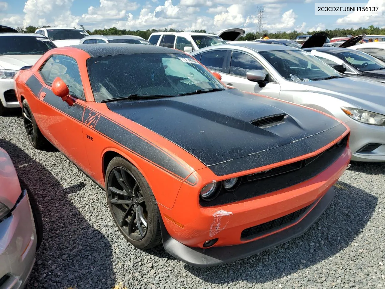 2022 Dodge Challenger R/T Scat Pack VIN: 2C3CDZFJ8NH156137 Lot: 74148094