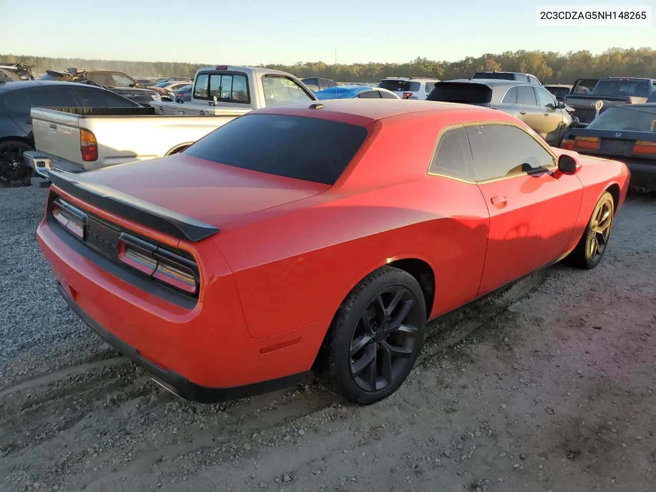 2022 Dodge Challenger Sxt VIN: 2C3CDZAG5NH148265 Lot: 74323694