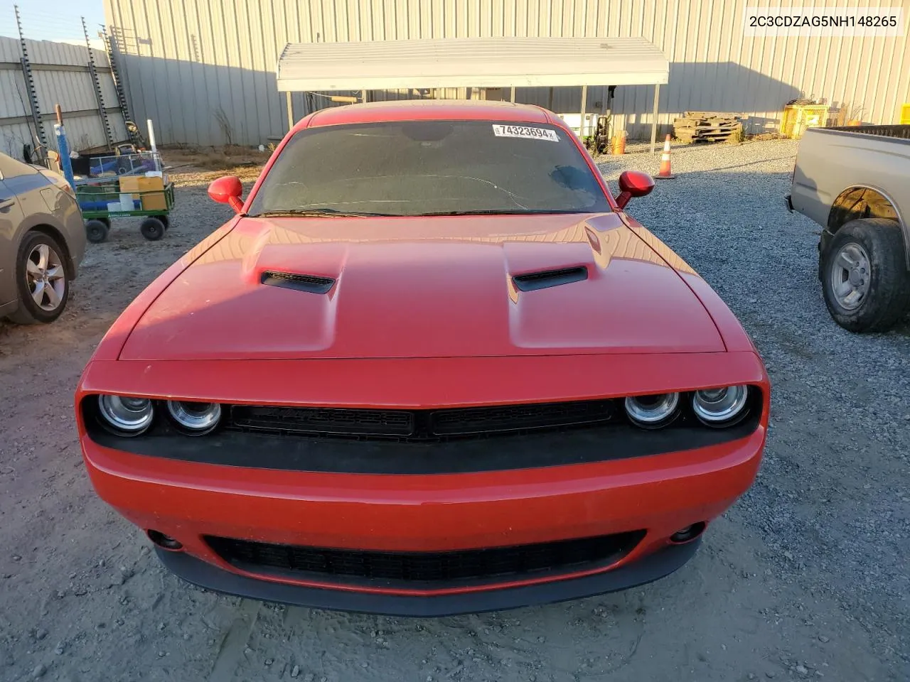 2022 Dodge Challenger Sxt VIN: 2C3CDZAG5NH148265 Lot: 74323694