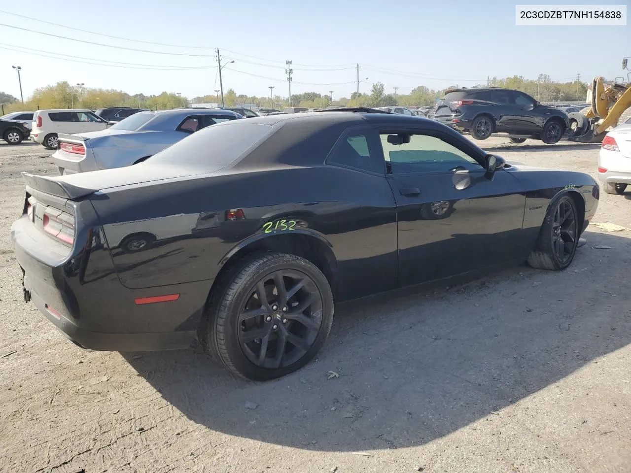 2022 Dodge Challenger R/T VIN: 2C3CDZBT7NH154838 Lot: 74492544