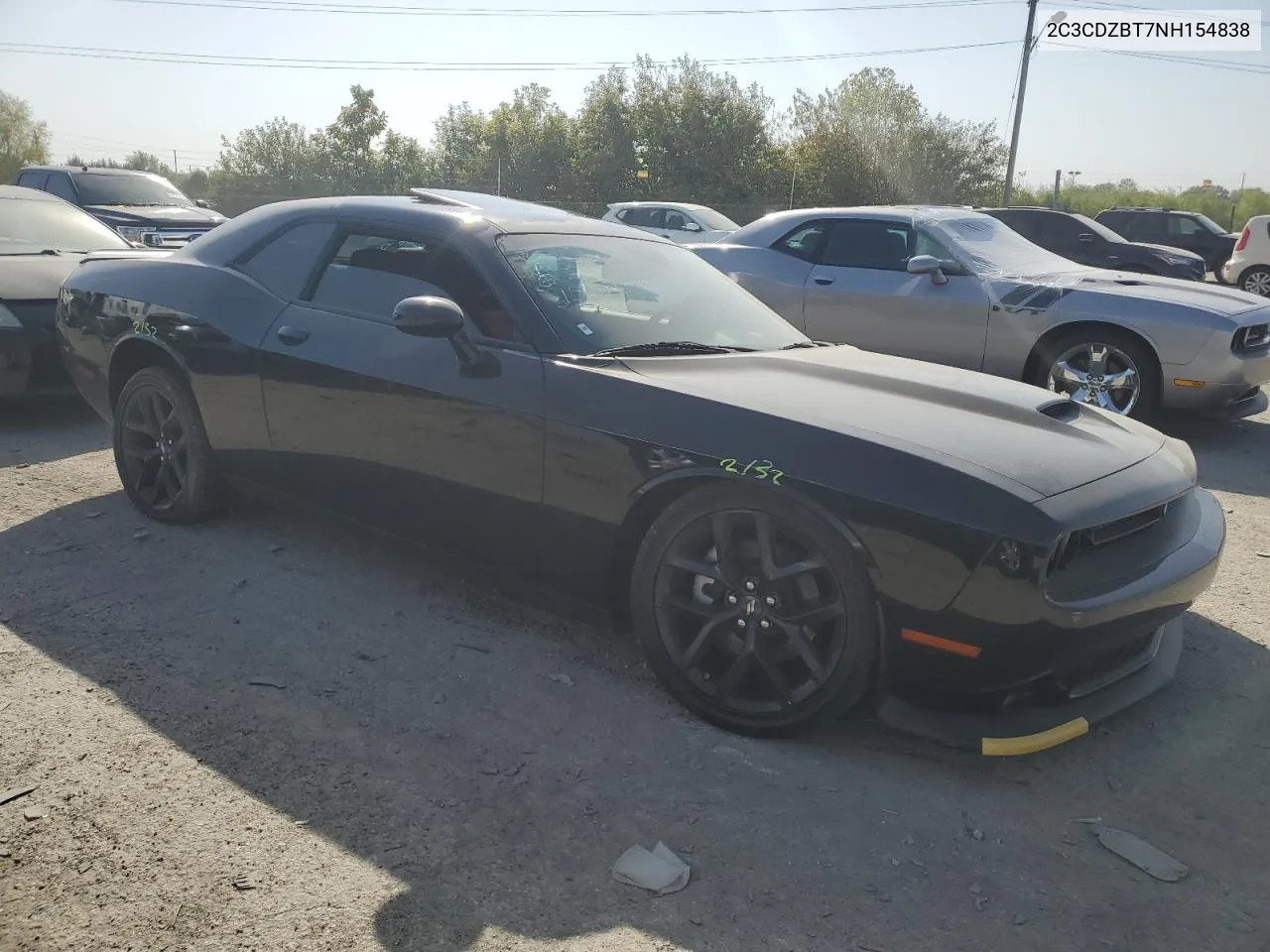 2022 Dodge Challenger R/T VIN: 2C3CDZBT7NH154838 Lot: 74492544