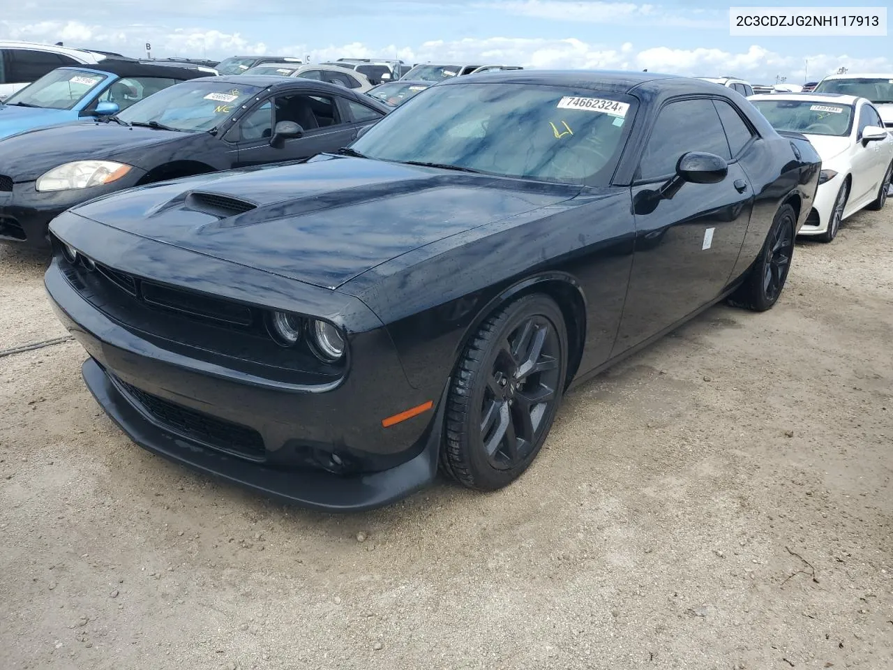 2022 Dodge Challenger Gt VIN: 2C3CDZJG2NH117913 Lot: 74662324