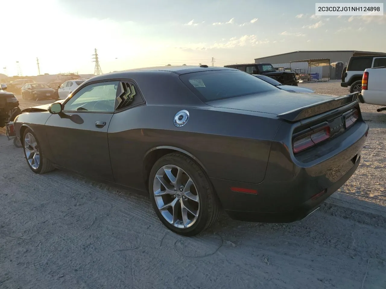 2022 Dodge Challenger Gt VIN: 2C3CDZJG1NH124898 Lot: 74801744