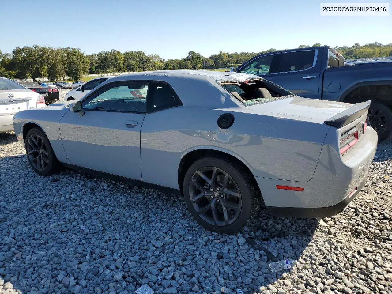 2022 Dodge Challenger Sxt VIN: 2C3CDZAG7NH233446 Lot: 74886834