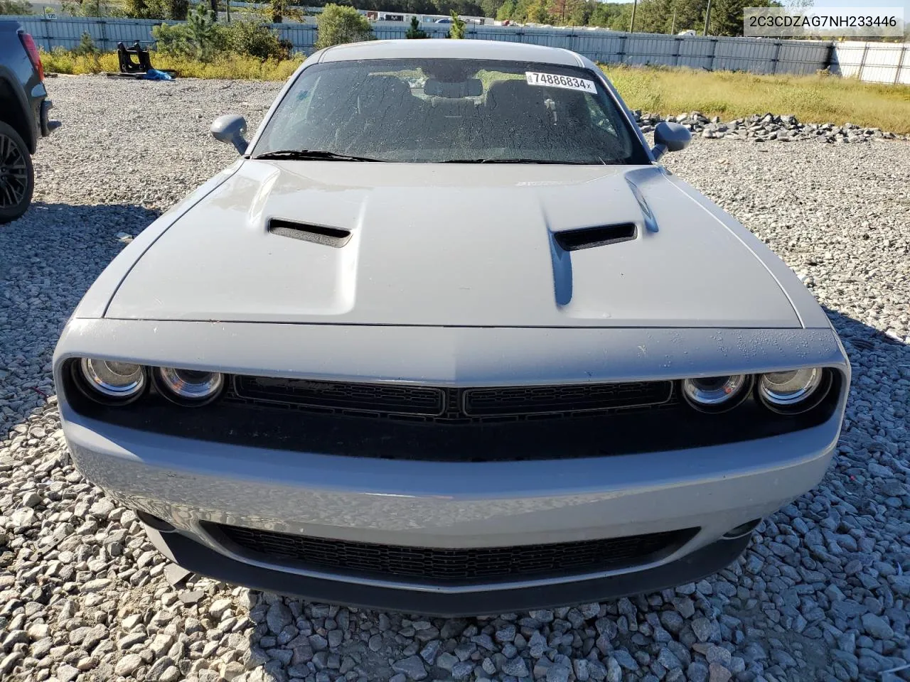 2022 Dodge Challenger Sxt VIN: 2C3CDZAG7NH233446 Lot: 74886834