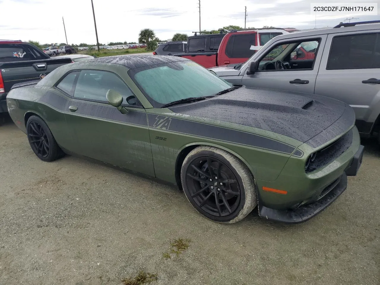 2022 Dodge Challenger R/T Scat Pack VIN: 2C3CDZFJ7NH171647 Lot: 74917614