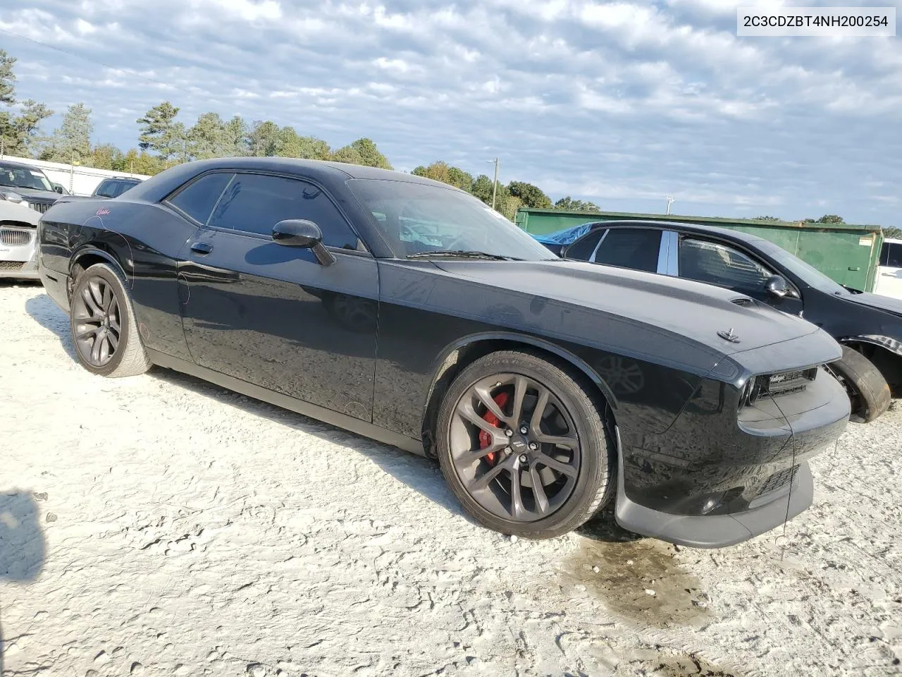 2022 Dodge Challenger R/T VIN: 2C3CDZBT4NH200254 Lot: 75006364